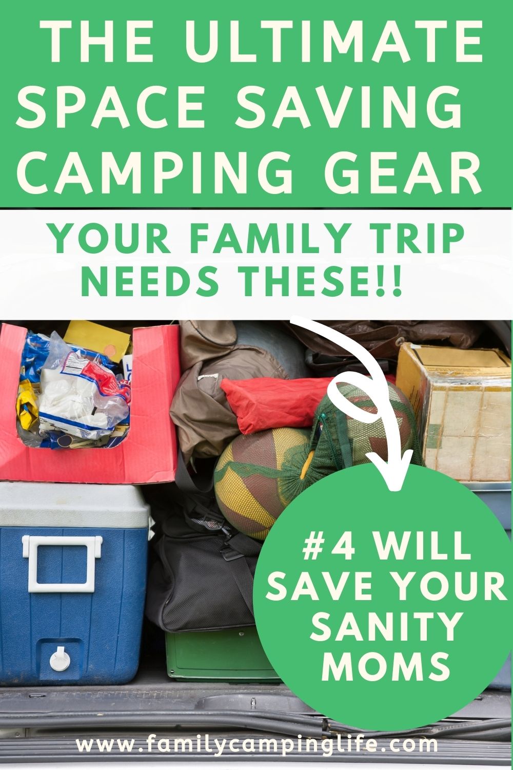 space saving family camping gear